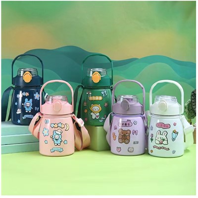 QXSD 5513 玻璃保溫容器及其玻璃膽 850ML時尚大肚水杯